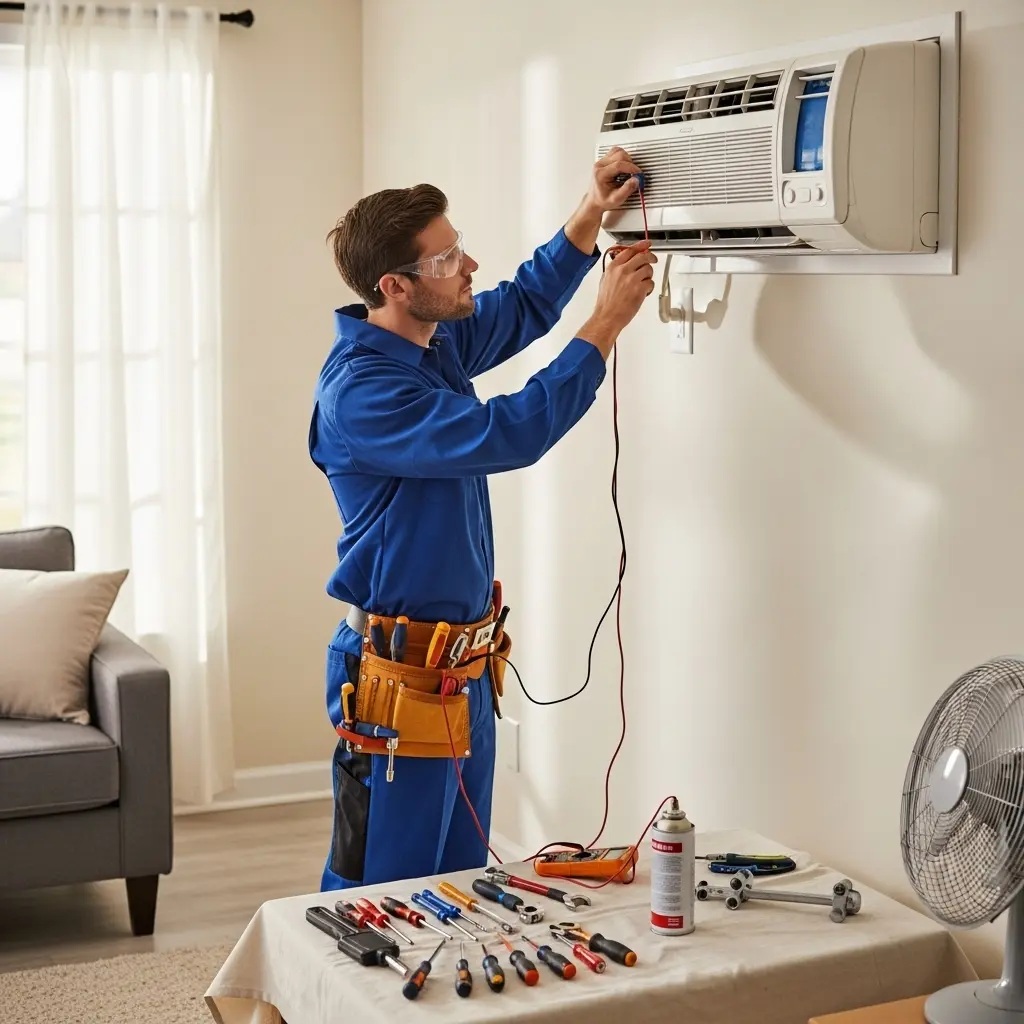 Demirci Sigma Sigma klima gaz dolumu ve bakım – Enerji verimliliği artırıldı. - Teknik servis örneği